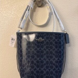 Coach Dark Denim City Bucket Bag NWT